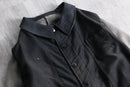 1940-50s french vintage moleskin × pique combi work jacket