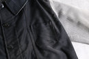 1940-50s french vintage moleskin × pique combi work jacket