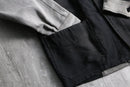 1940-50s french vintage moleskin × pique combi work jacket