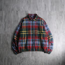 1990s Polo by RL madras check swing top jacket