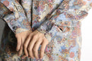 psychedelic eccentric pattern cotton shirt