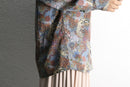 psychedelic eccentric pattern cotton shirt
