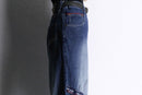 1990's-2000's "Phat Farm" stitch × patch design wide denim pants