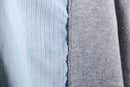 "Re:make" damaged sweat docking stripe shirt