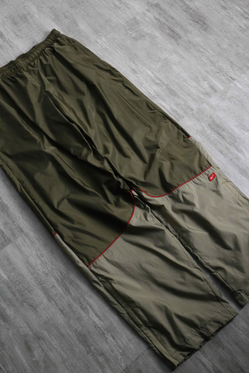 2000s NIKE wide nylon pants