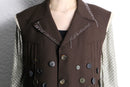 "Re:make" button stitch tailored jacket