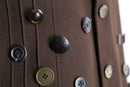 "Re:make" button stitch tailored jacket