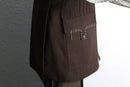 "Re:make" button stitch tailored jacket