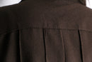 "Re:make" button stitch tailored jacket