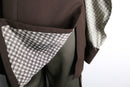"Re:make" button stitch tailored jacket