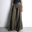 "Re:make" double docking slacks wide pants