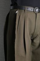 "Re:make" double docking slacks wide pants