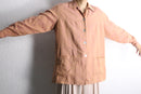 iridescent orange linen L/S shirt