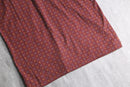 geometric pattern skipper polo shirt