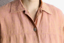 iridescent orange linen L/S shirt