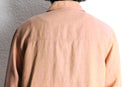 iridescent orange linen L/S shirt