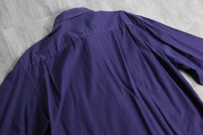 1990-00s KENZO HOMME iridescent double cuff dress shirt