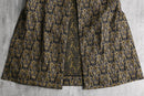 flower pattern gobelin long vest