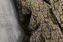 flower pattern gobelin long vest