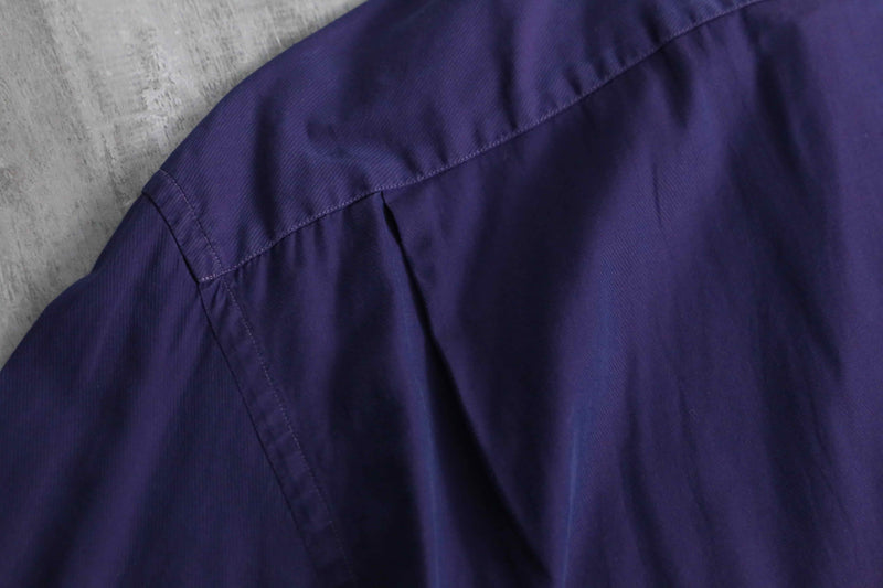 1990-00s KENZO HOMME iridescent double cuff dress shirt