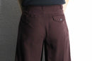 bordeaux wide straight easy pants