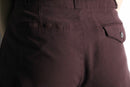 bordeaux wide straight easy pants