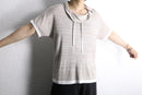 wide high neck s/s pull