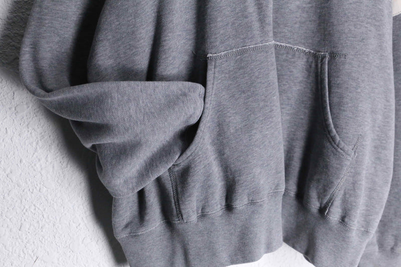 "POLO JEANS CO" White line half zip hoodie