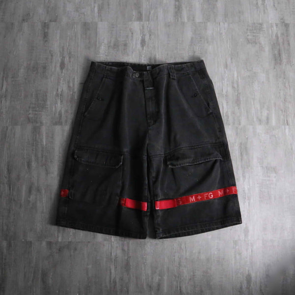 1990s M+Francois Girbaud shuttle shorts baggy denim pants