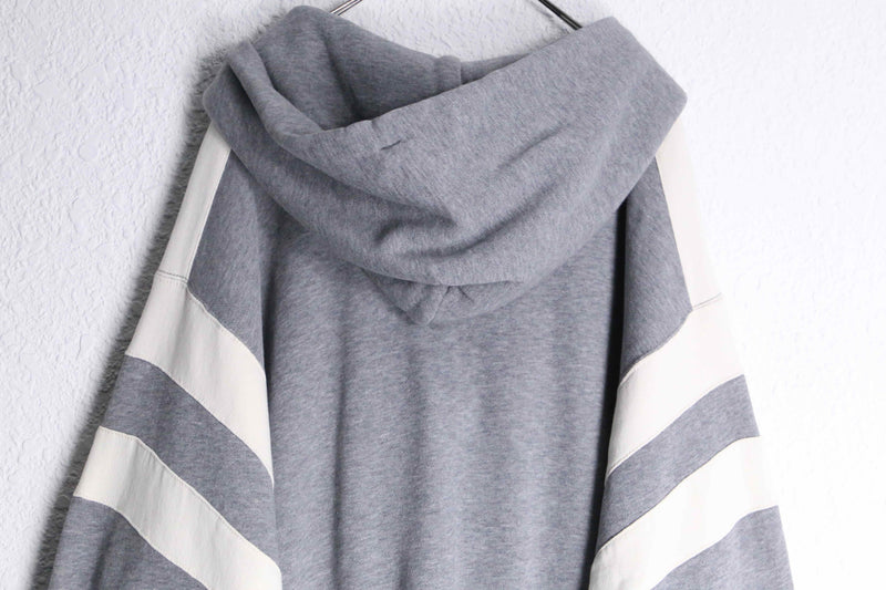 "POLO JEANS CO" White line half zip hoodie