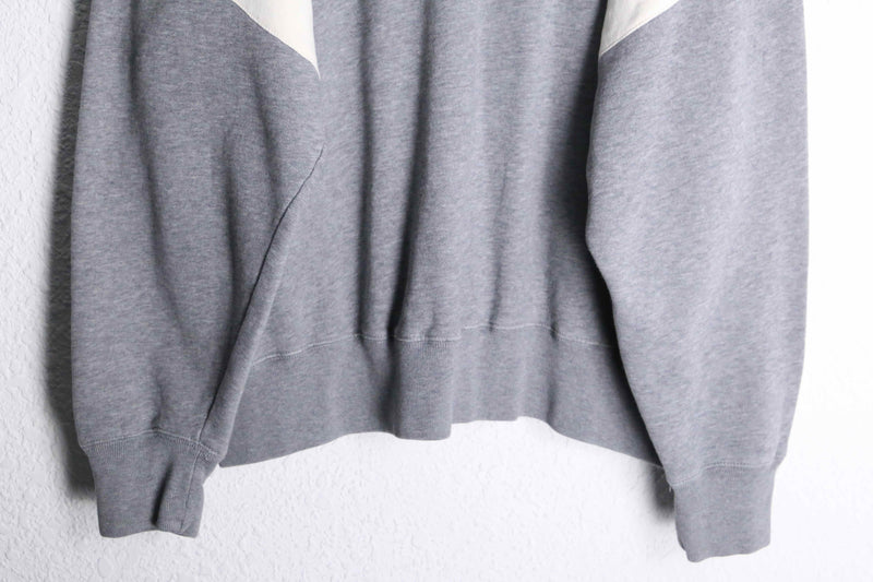 "POLO JEANS CO" White line half zip hoodie