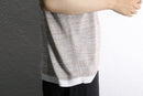 wide high neck s/s pull