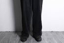 luster black corduroy wide pants