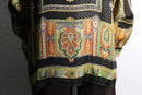 glittering total pattern silk shirt