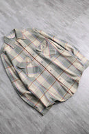 tartan check light flannel shirt