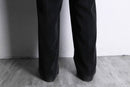 luster black corduroy wide pants