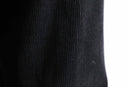 luster black corduroy wide pants