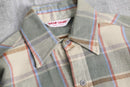 tartan check light flannel shirt