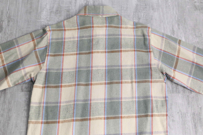 tartan check light flannel shirt