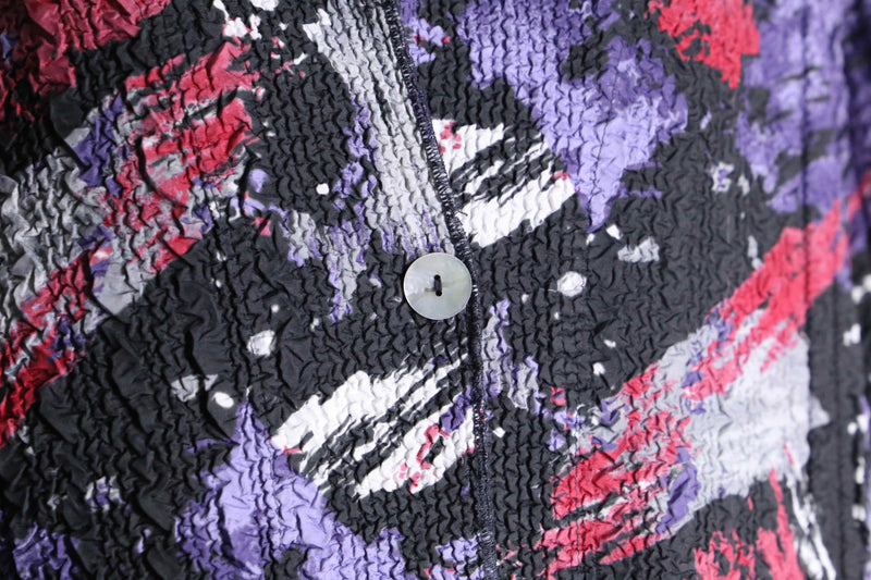 wrinkle total pattern skipper shirt