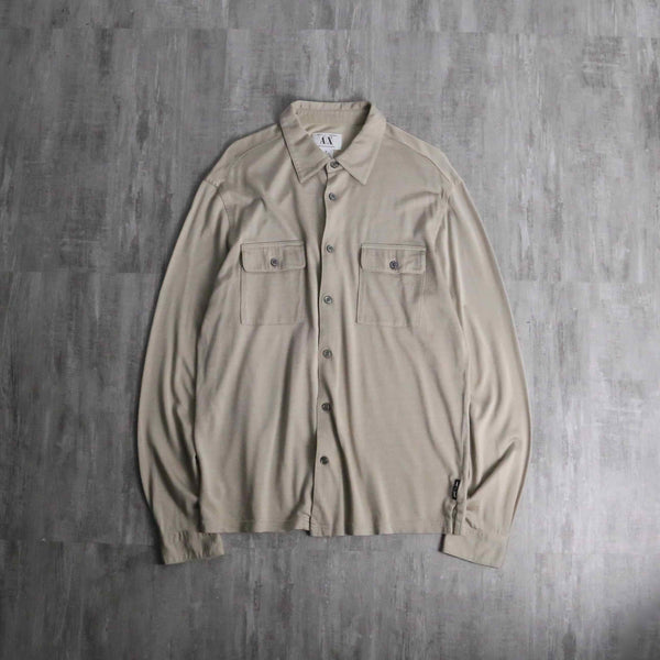 1990-00s ARMANI EXCHANGE cotton rayon shirt