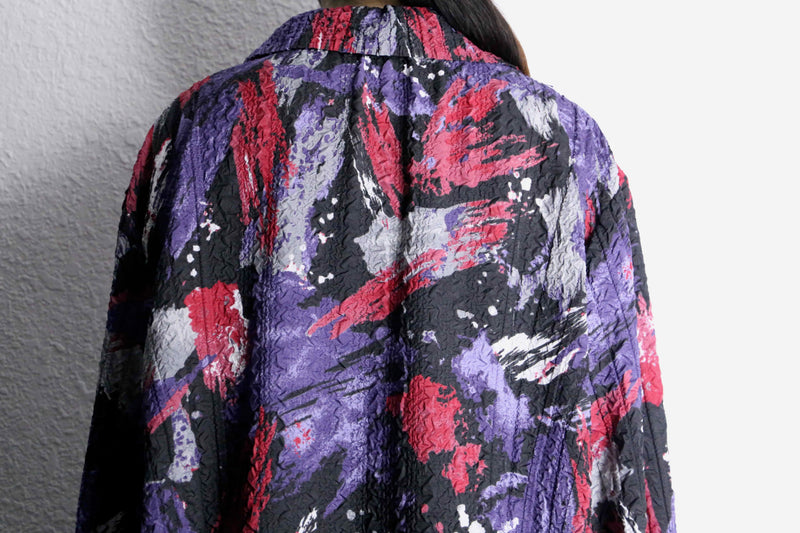 wrinkle total pattern skipper shirt
