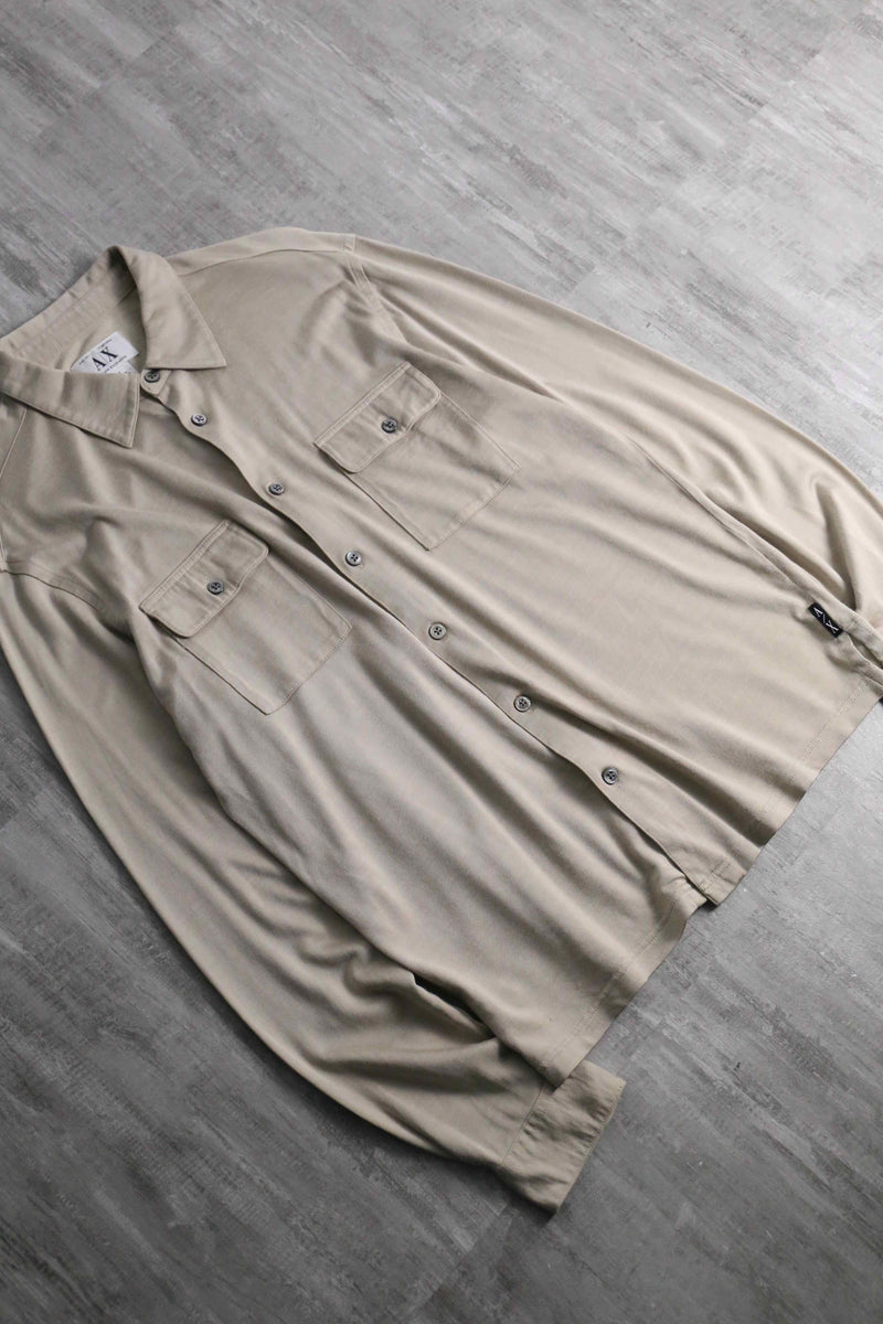 1990-00s ARMANI EXCHANGE cotton rayon shirt