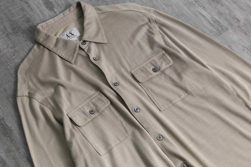1990-00s ARMANI EXCHANGE cotton rayon shirt