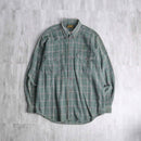 80~90’s ”Eddie Bauer” check pattern flannel shirt