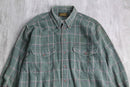 80~90’s ”Eddie Bauer” check pattern flannel shirt