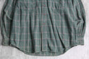 80~90’s ”Eddie Bauer” check pattern flannel shirt