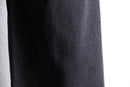 charcoal black wide denim pants