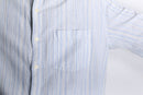 linen cotton fine stripe shirt