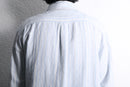 linen cotton fine stripe shirt